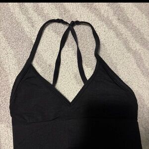 Women's Black Halter Bralette